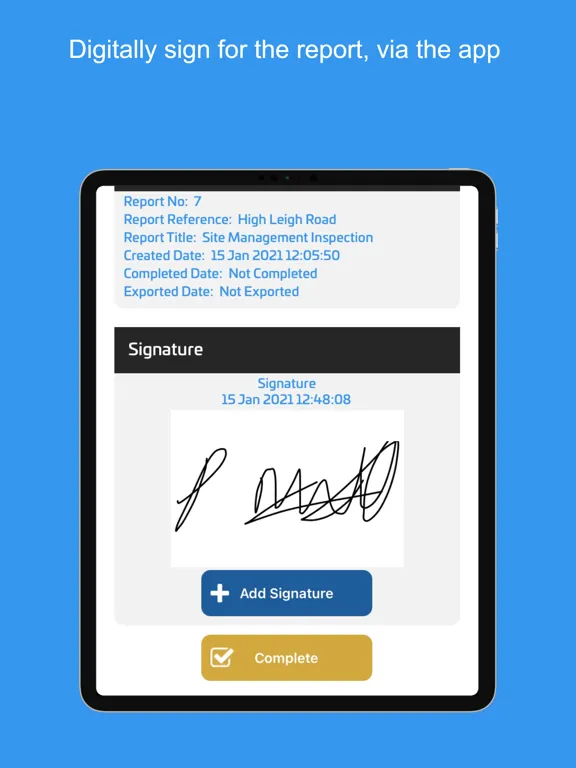 تصاویر Inspection Manager V2 iPad 