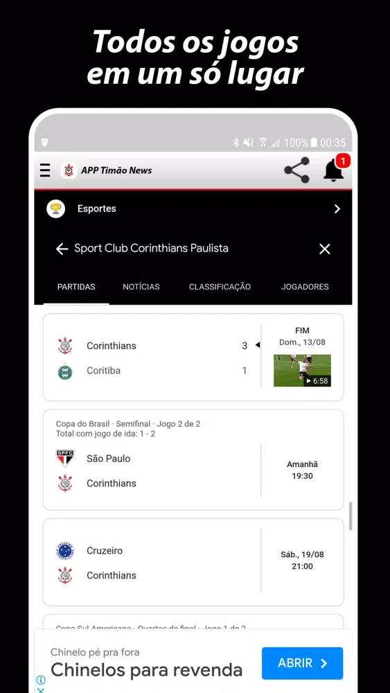 Corinthians - Timão News Screenshots