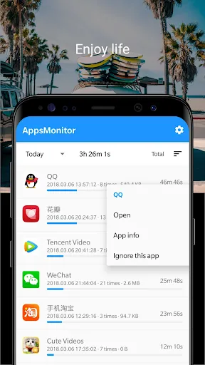 AppsMonitor -  Monitor app tim স্ক্রিনশট
