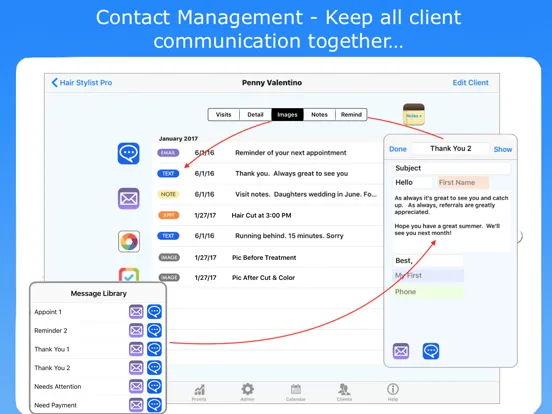Scheduler Calendar & Invoicing iPad  スクリーンショット