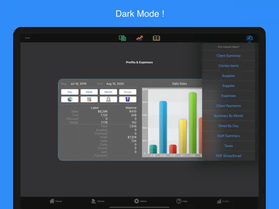 Scheduler Calendar & Invoicing iPad  スクリーンショット