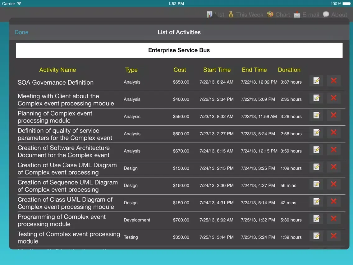Скриншоты Time Management App Free (iTime App Free) iPad 
