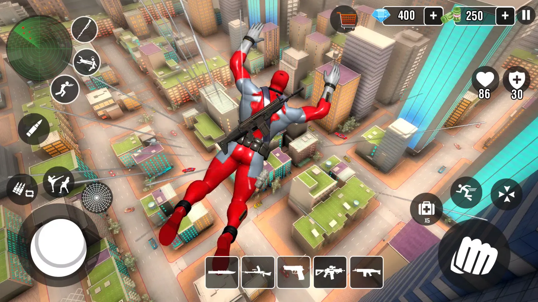 Miami Hero: Rope Hero Spider स्क्रीनशॉट