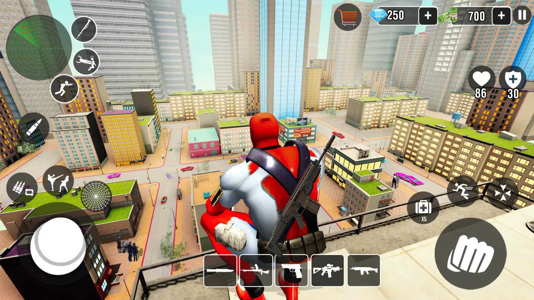 Miami Hero: Rope Hero Spider स्क्रीनशॉट