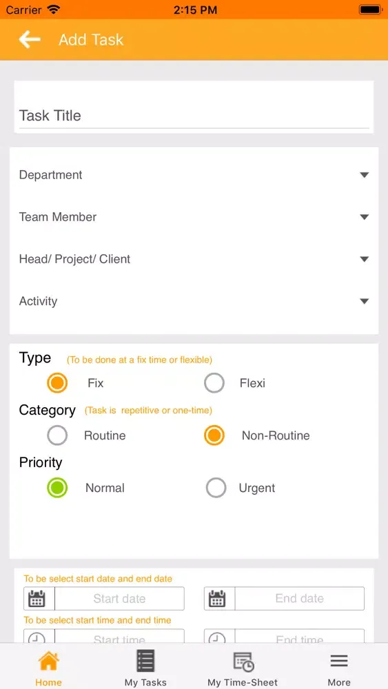 WT-Timesheets স্ক্রিনশট