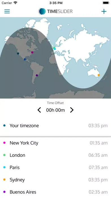 Timeslider - The World Clock سکرین شاٹس