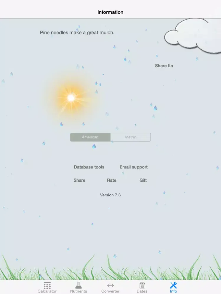Ảnh chụp màn hình của Fertilizer Calculator iPad 