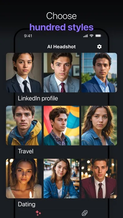 AI Headshot & Photo Generator Screenshots