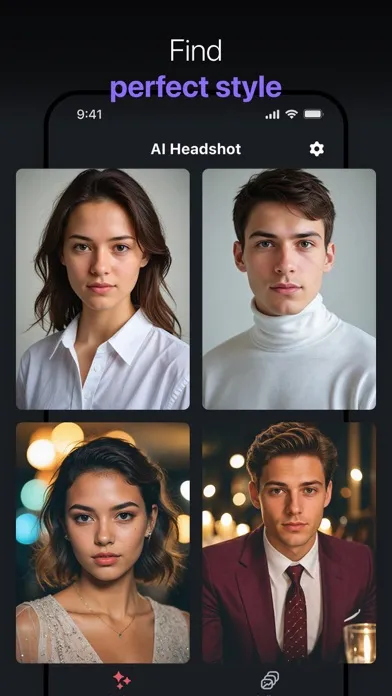 AI Headshot & Photo Generator Screenshots
