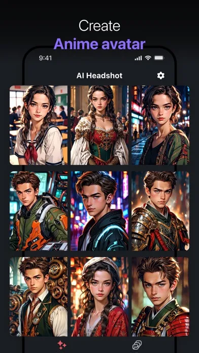 AI Headshot & Photo Generator Screenshots