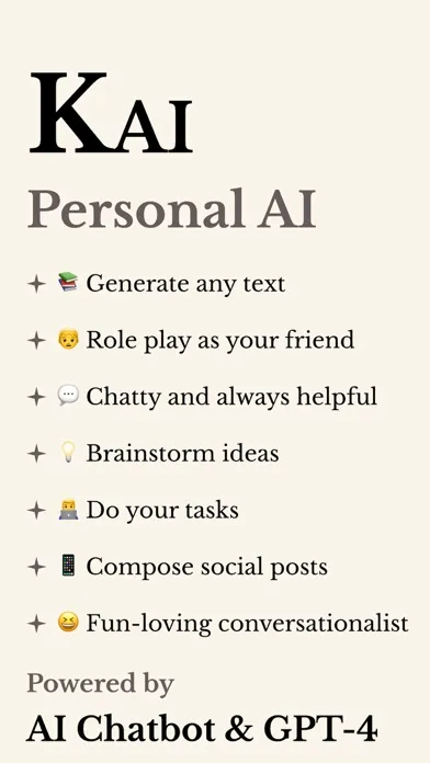 Capturas de pantalla de Kai - AI Tutor Assistant