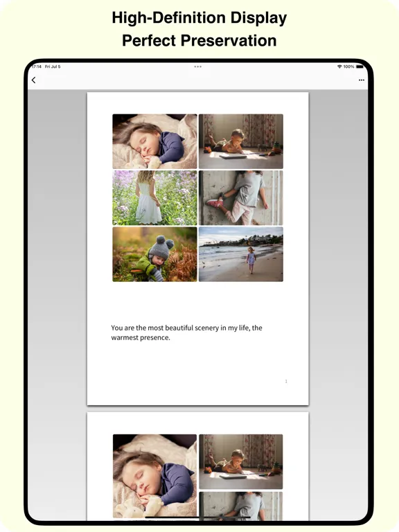 صور TinyToes, Photos to PDF tools iPad 