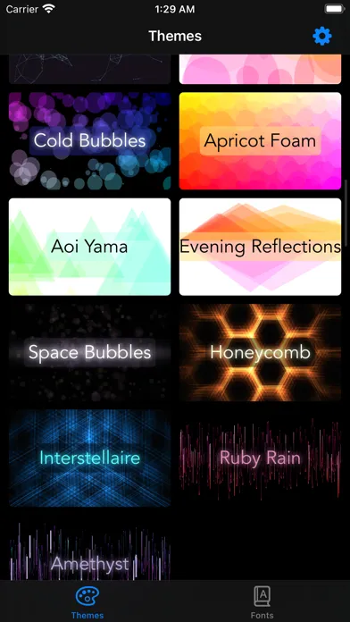 Keyboard Themes and Fonts سکرین شاٹس