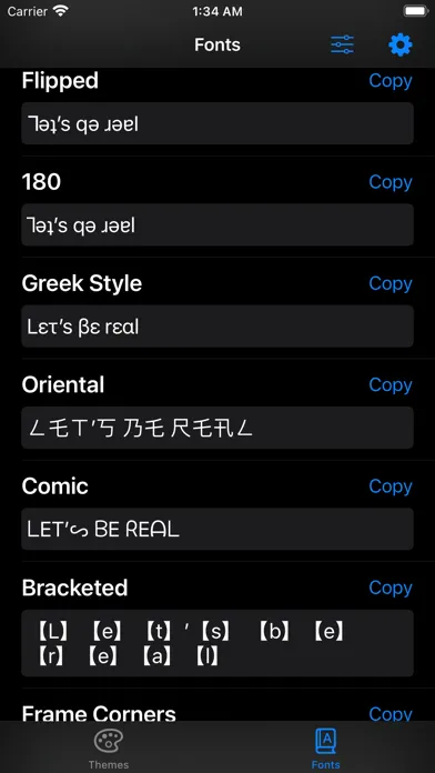 Keyboard Themes and Fonts سکرین شاٹس
