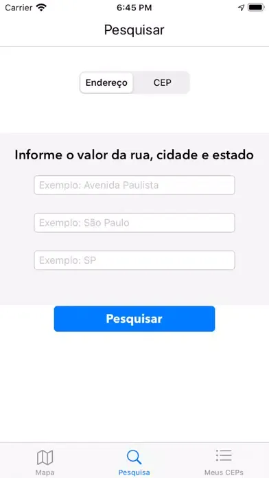 Easy CEP - Busca de Endereço Screenshots