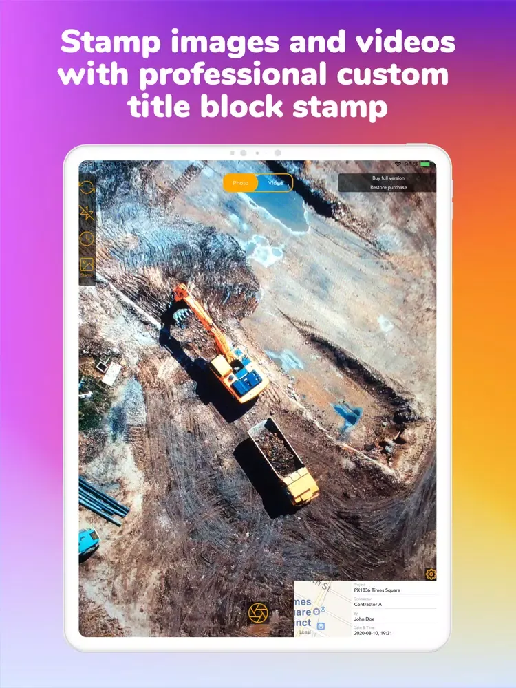Title Block Camera iPad  Screenshots