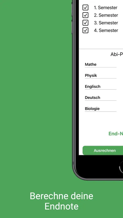 Ảnh chụp màn hình của Abi Noten Rechner