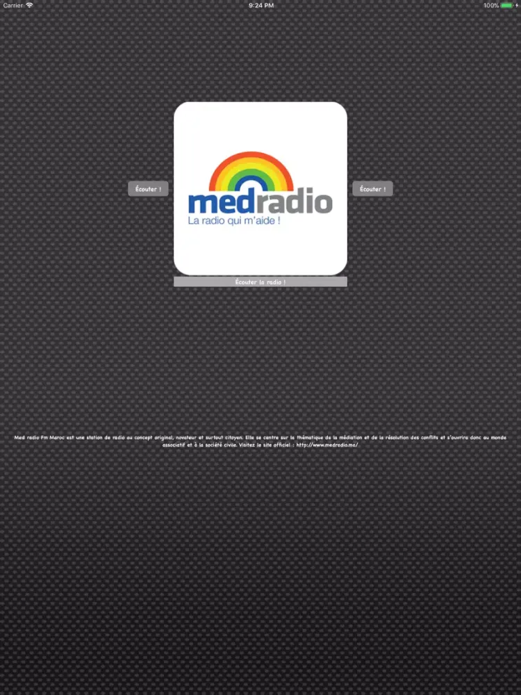 Med Radio - ميد راديو iPad 應用截圖