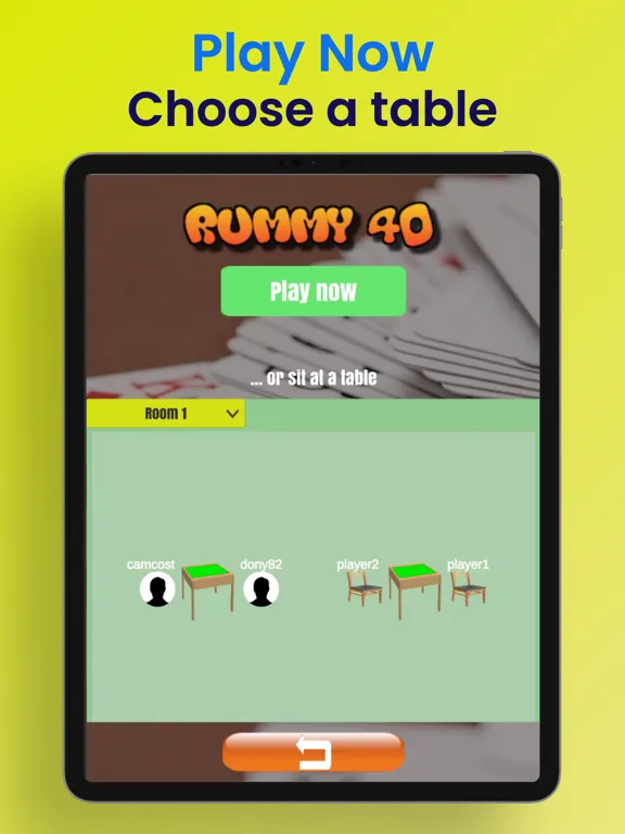 Zrzuty ekranu Rummy 40 online - Card game iPad 