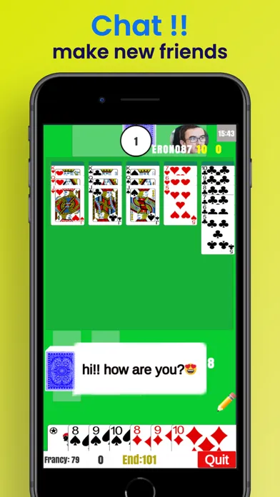 Zrzuty ekranu Rummy 40 online - Card game