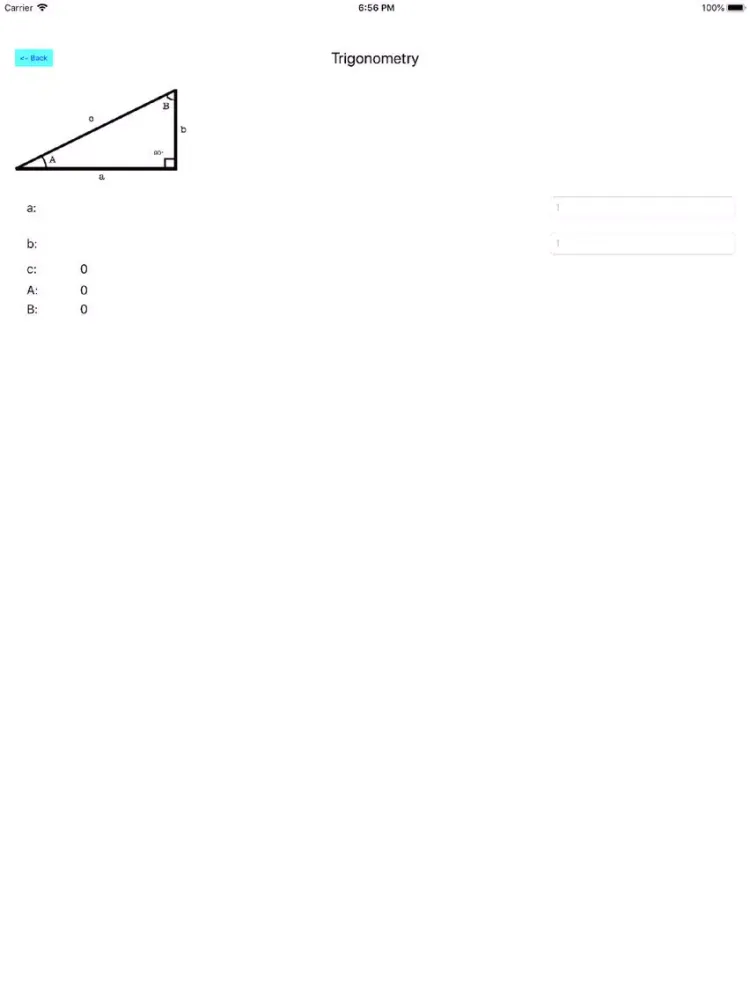 Geometric Calculator iPad 應用截圖