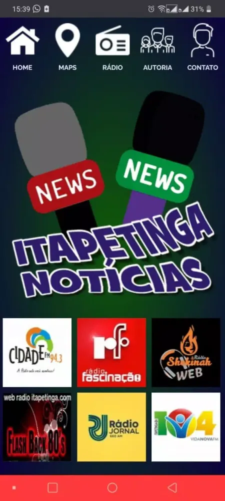 Скриншоты Itapetinga Notícias