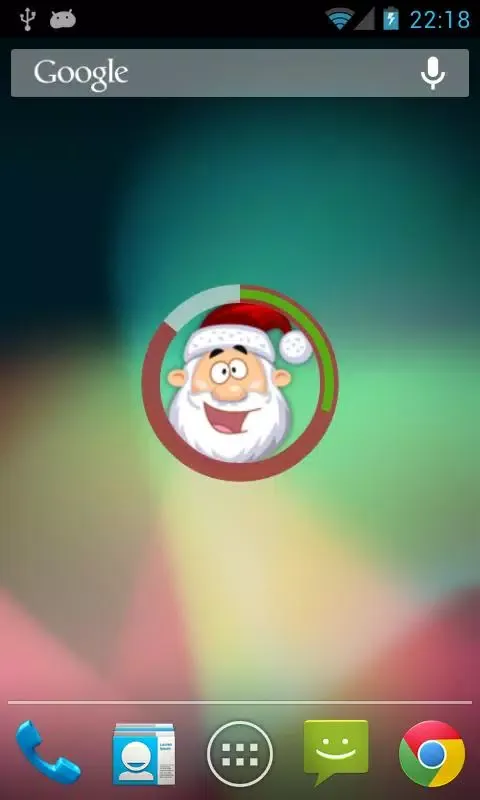 Santa Clock Widget 스크린샷