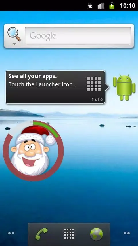 Santa Clock Widget 스크린샷