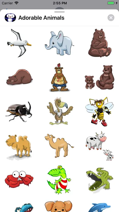 تصاویر Adorable Animals Stickers