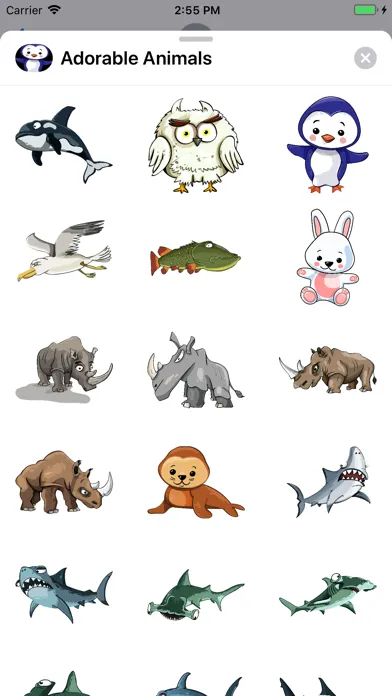 تصاویر Adorable Animals Stickers