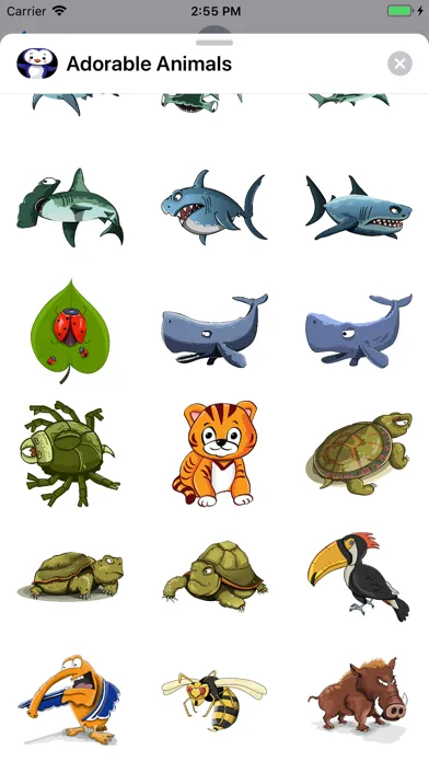 تصاویر Adorable Animals Stickers