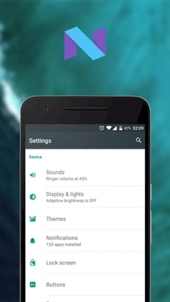 Android N-ify Screenshots