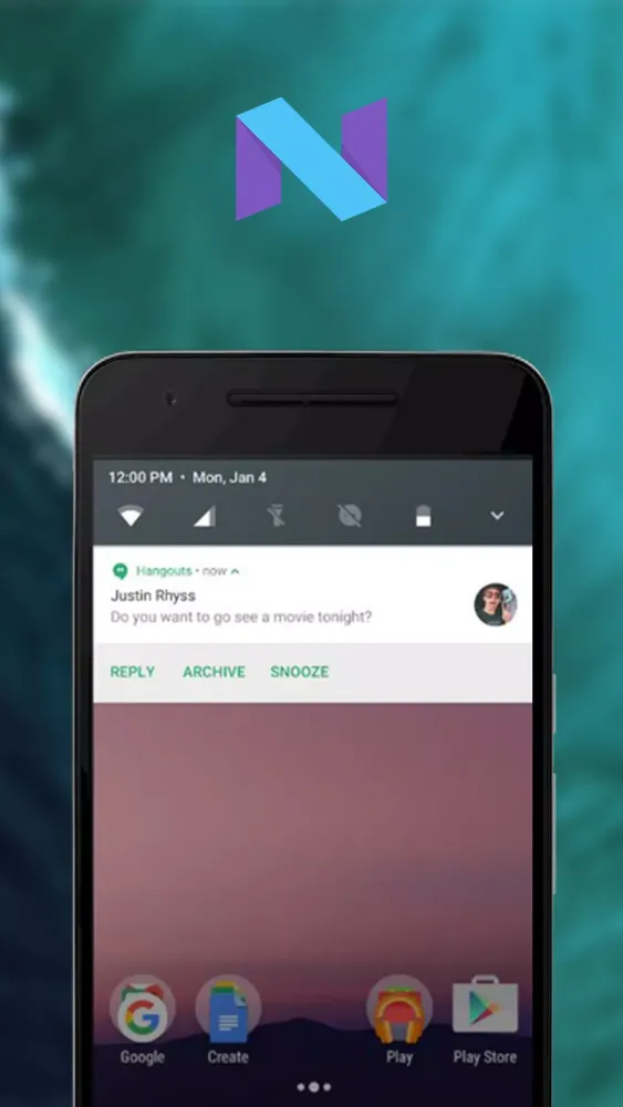 Android N-ify Screenshots