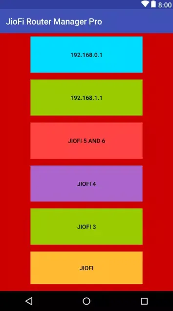 Скриншоты JioFi Router Manager Pro
