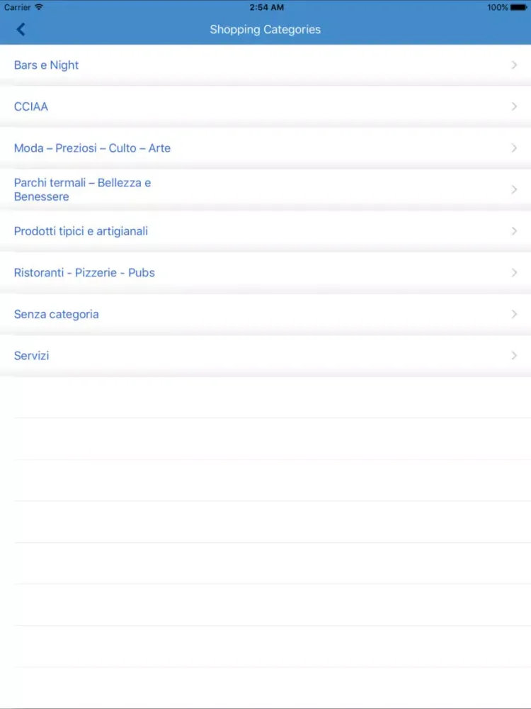 Screenshot di Ischia Shopping iPad 