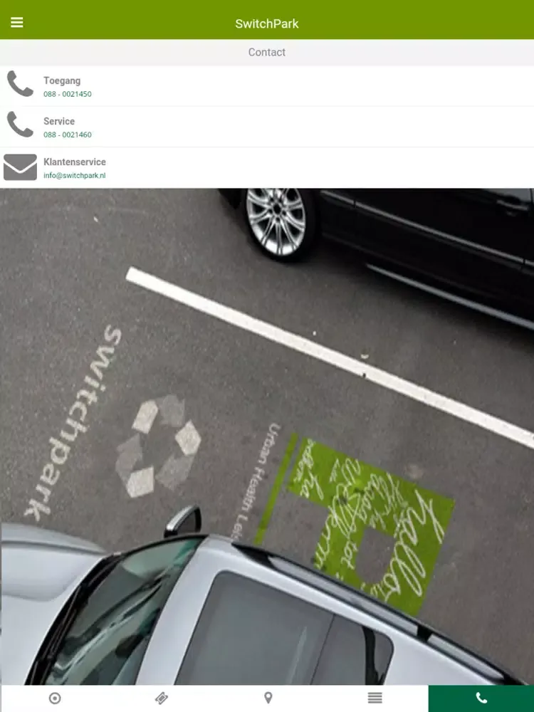 Tangkapan skrin Switchpark iPad 