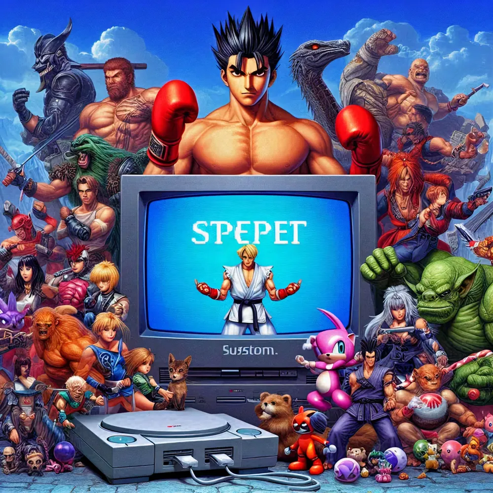 Capturas de tela do Tkkn Ps1 Ps2 ePSXe PSX PSP EMU
