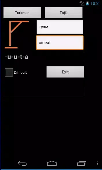 Screenshot di Turkmen Tajik