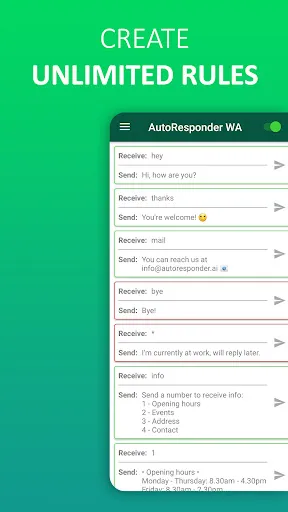 تصاویر AutoResponder for WhatsApp
