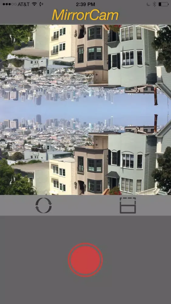 ภาพหน้าจอของ MirrorCam.
