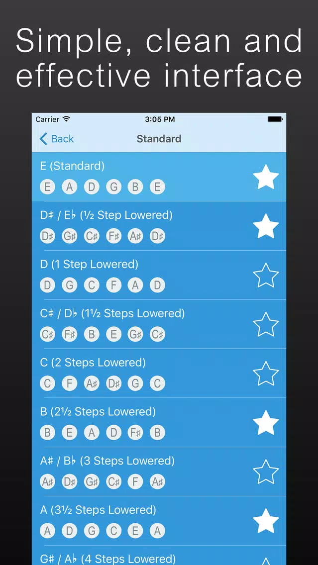 Precision Guitar Tuner Screenshots
