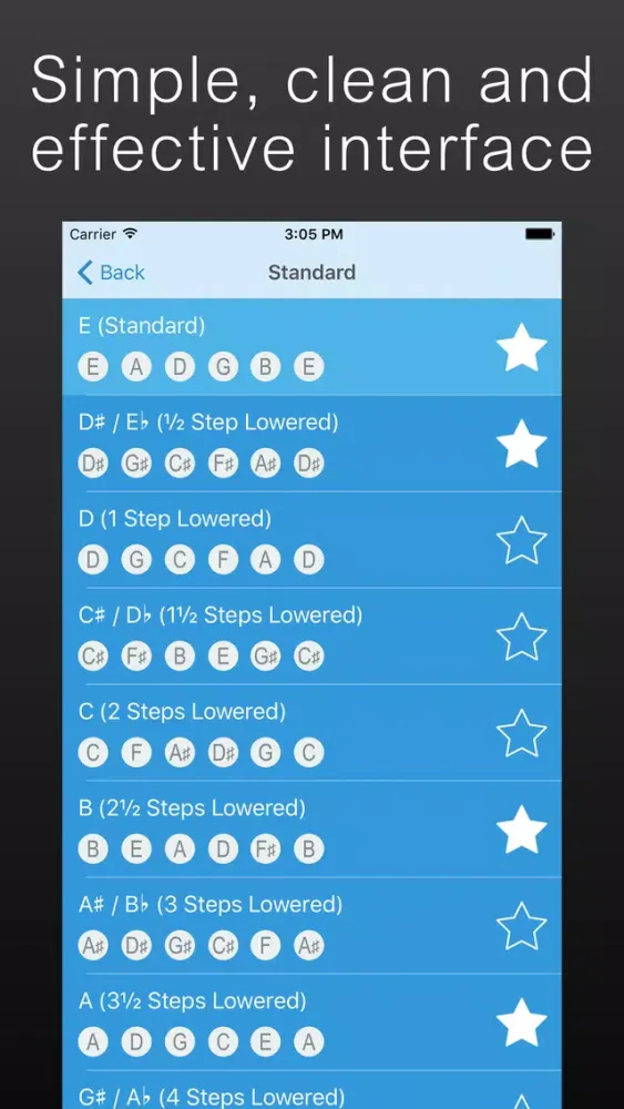 Скриншоты Precision Guitar Tuner