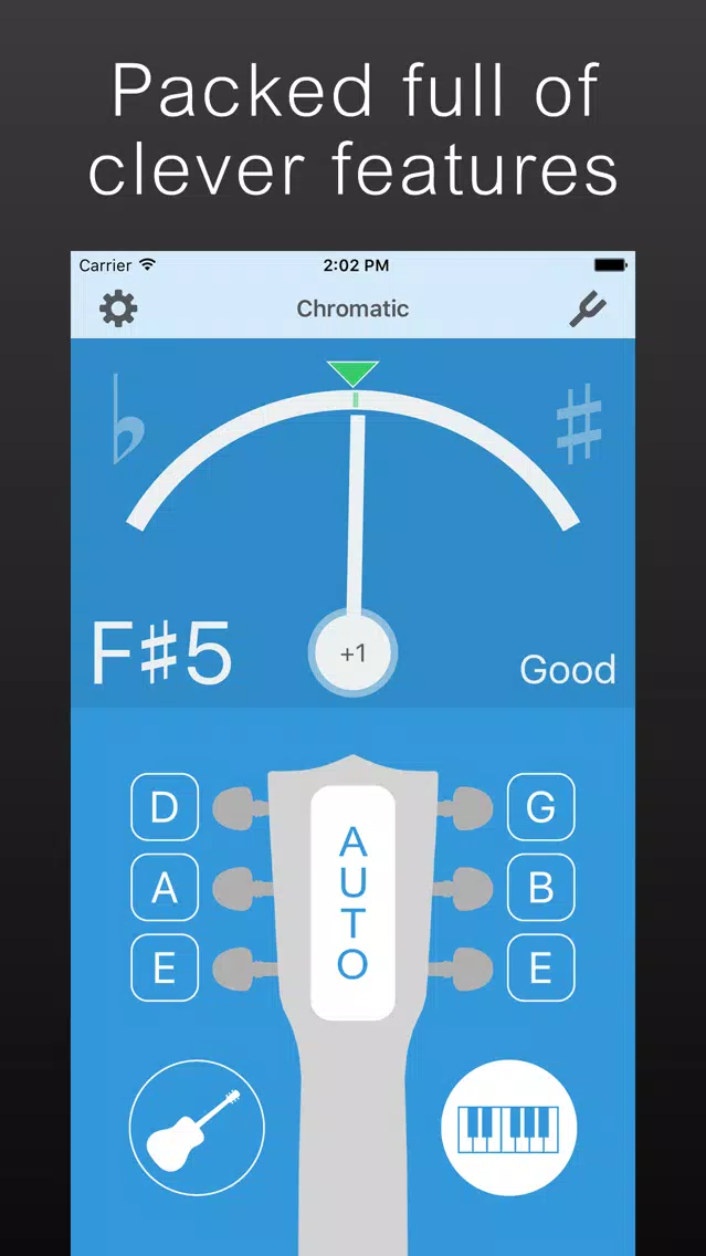 Precision Guitar Tuner Screenshots