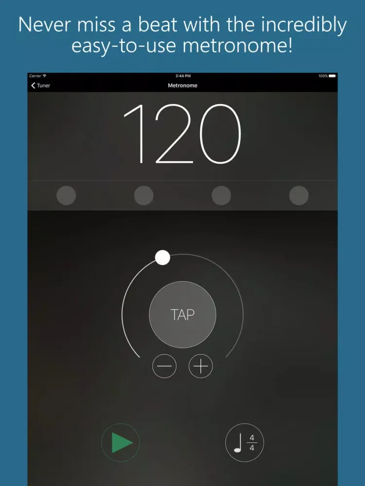 Precision Ukulele Tuner - with Chords & Metronome iPad  Screenshots