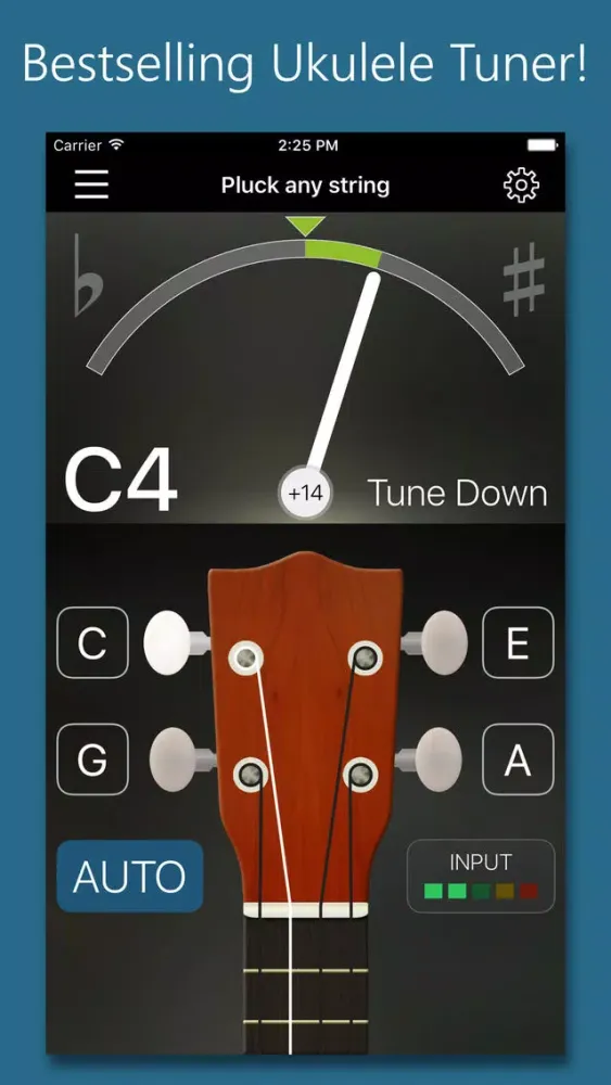 Precision Ukulele Tuner - with Chords & Metronome Screenshots