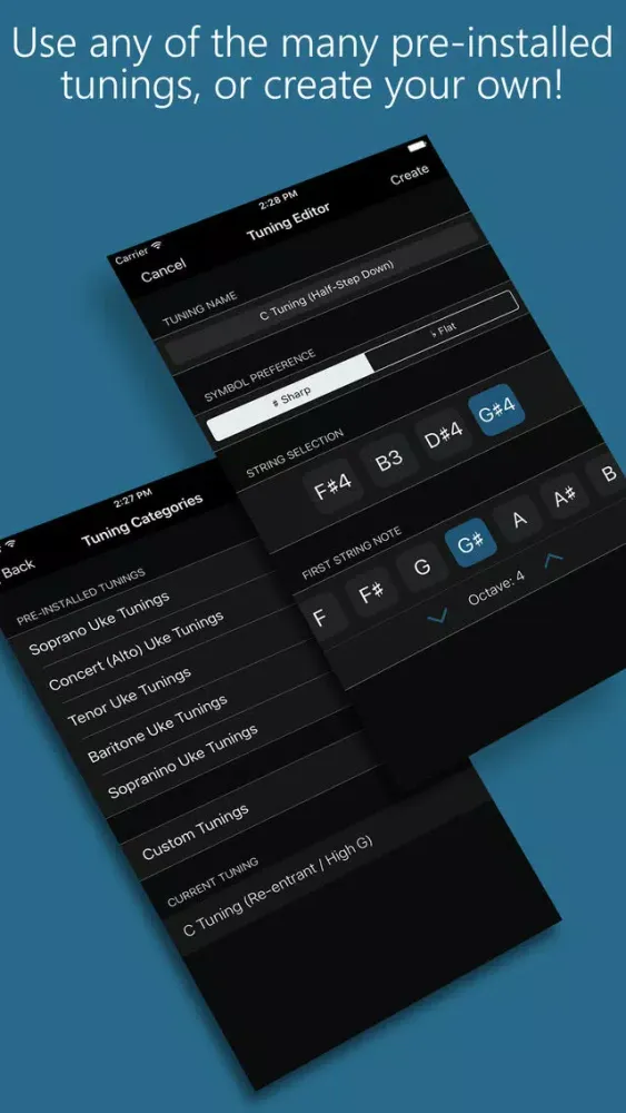 Precision Ukulele Tuner - with Chords & Metronome Screenshots