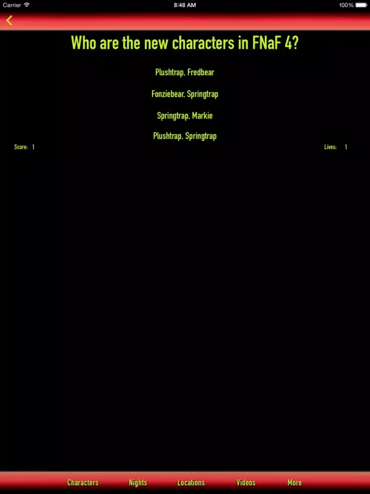 Walkthrough for Five Nights at Freddy's 4 iPad  Screenshots