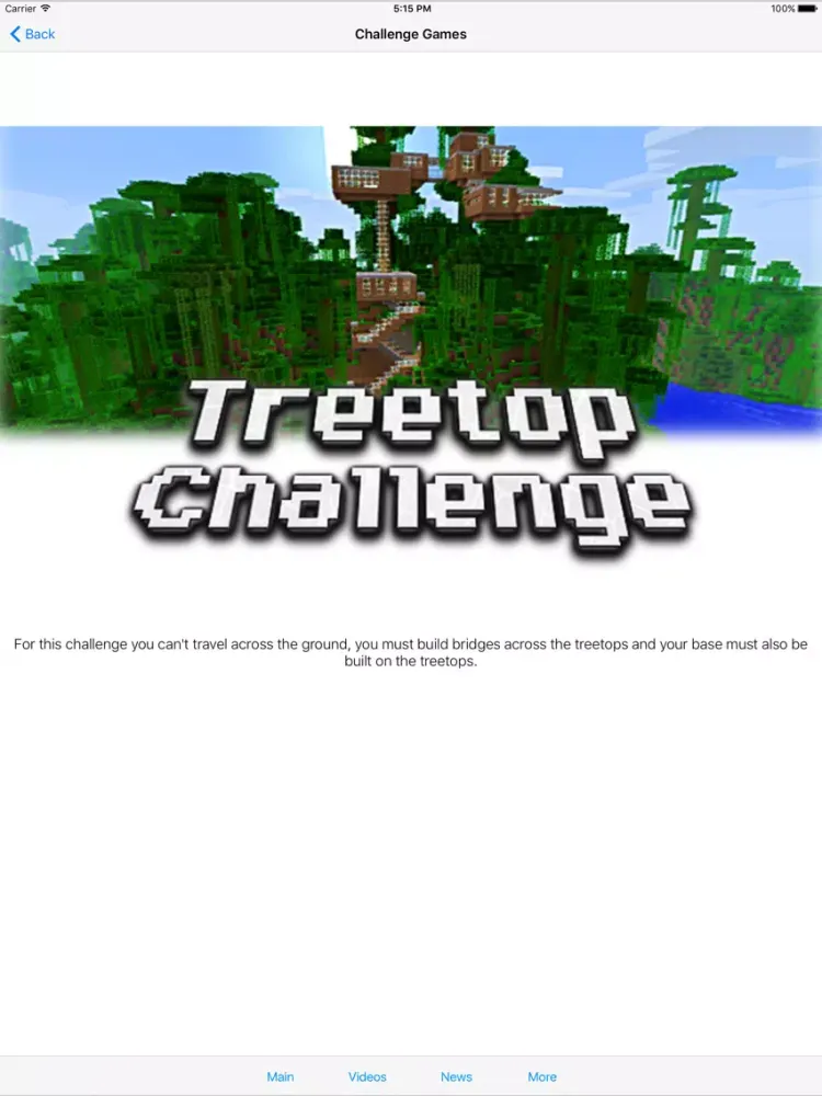 Capturas de pantalla de Parkour for Minecraft iPad 