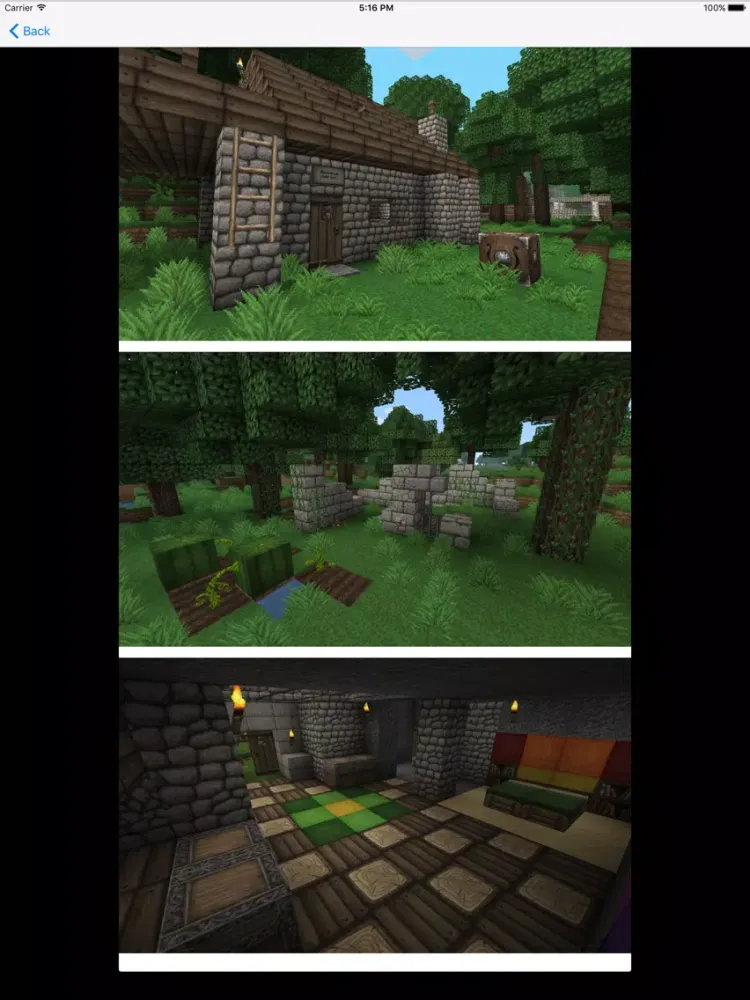 Capturas de pantalla de Parkour for Minecraft iPad 
