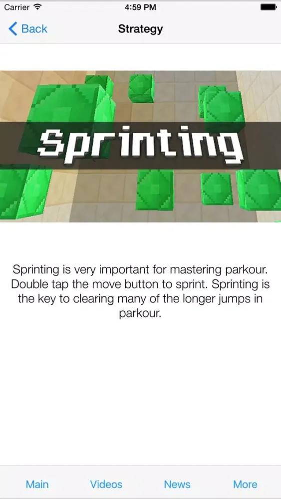 Capturas de pantalla de Parkour for Minecraft